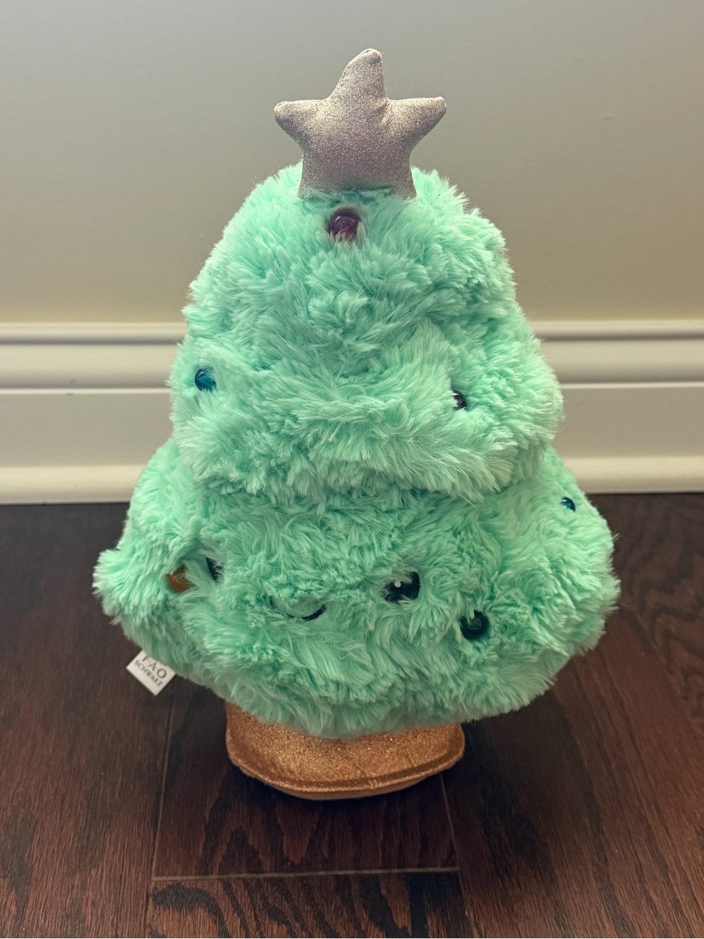 FAO Schwarz Plush Christmas Tree Green Kawaii Stuffed Holiday Décor 2022